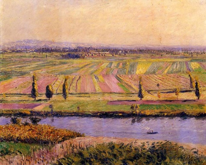 The Gennevilliers Plain, Seen From The Slopes Of Argenteuil, 1888 - Click Image to Close