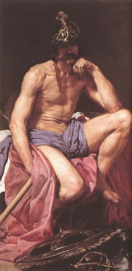 Velazquez Oil Painting- Mars, God Of War - Click Image to Close