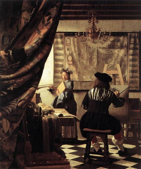 The Art Of Painting, 1666-1668 - Click Image to Close