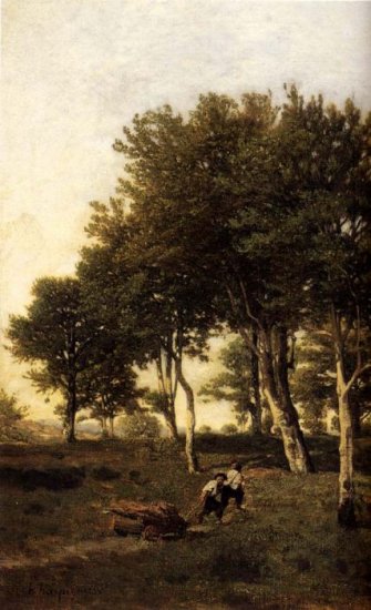 Landscape With Two Boys Carrying Firewood, 1894 - Click Image to Close