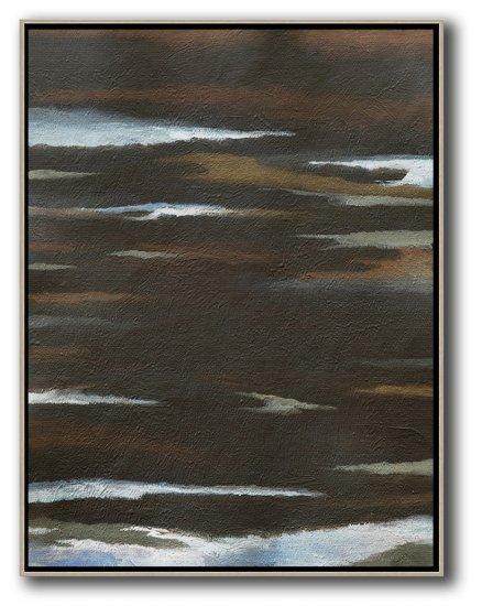 Vertical Abstract Landscape Art #ABV0A34 - Click Image to Close