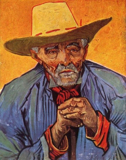 Portrait Of An Old Peasant [ Patience Escalier ], 1888 - Click Image to Close