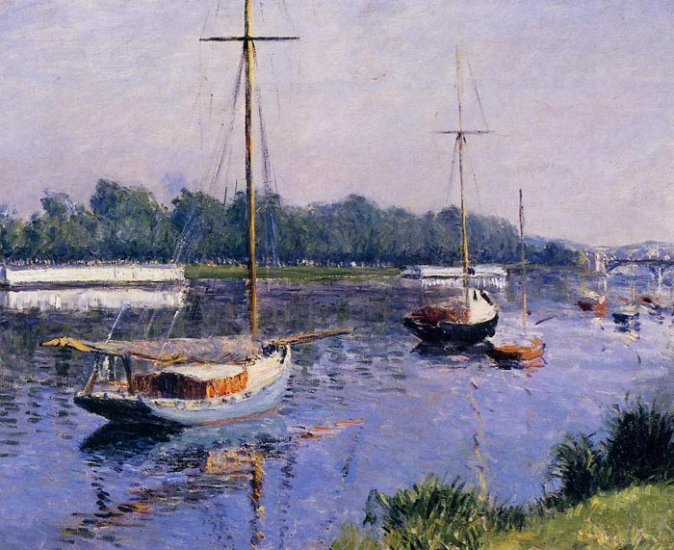 The Basin At Argenteuil, C.1882 - Click Image to Close