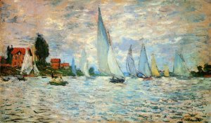 Regatta At Argenteuil , 1874