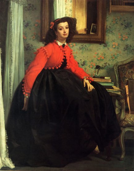 Portrait Of Mlle. L.L., 1864 - Click Image to Close