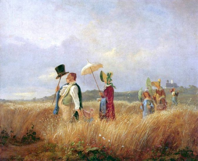 Der Sonntagsspaziergang, 1841 - Click Image to Close