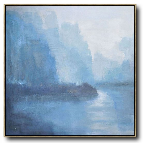 Abstract Landscape Oil Painting #ABS0A33 - Click Image to Close