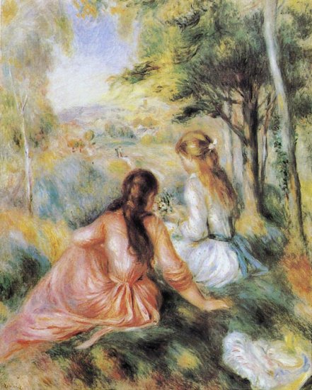 On The Meadow, 1890 - Click Image to Close