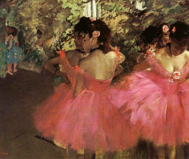 Dancers In Pink, 1880-1885 - Click Image to Close