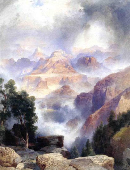 A Showrey Day, Grand Canyon, 1919 - Click Image to Close