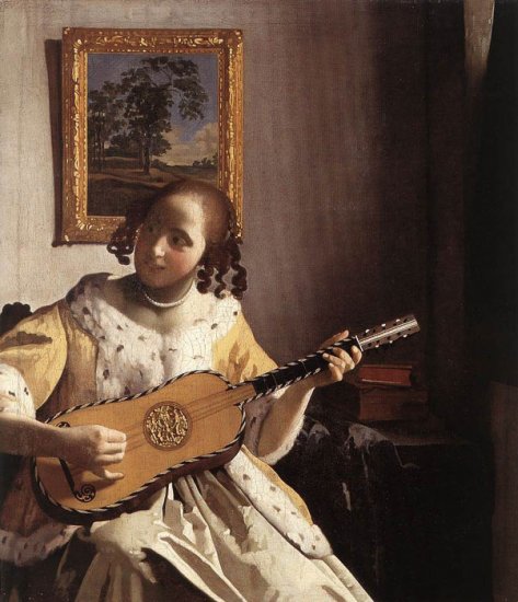 The Guitar Player, C.1672 - Click Image to Close