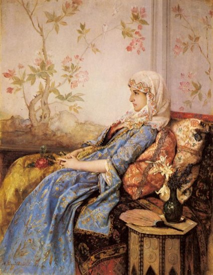 An Exotic Beauty In An Interior, 1883 - Click Image to Close