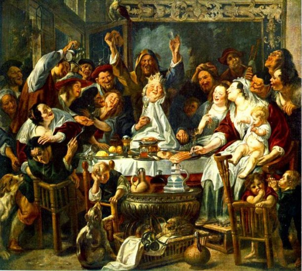 The King Drinks, 1638 - Click Image to Close