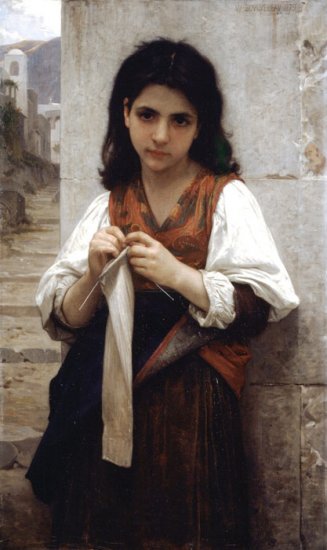 Tricoteuse [The Little Knitter], 1879 - Click Image to Close