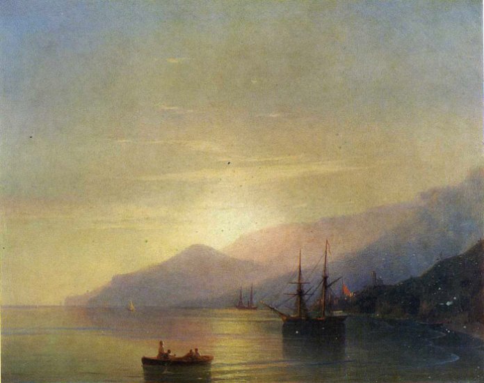 Ships At Anchor, 1851 - Click Image to Close