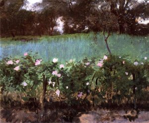 Landscape With Rose Trellis , 1886