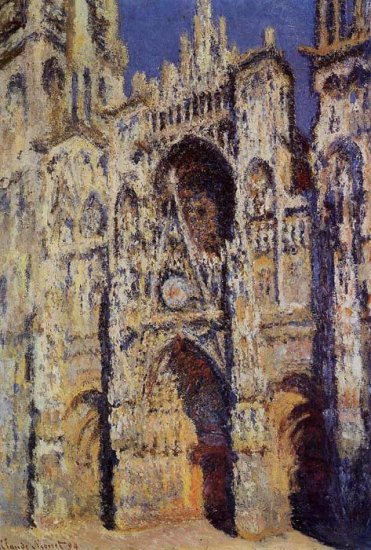 Rouen Cathedral, The Portal And The Tour D' Albane, Full Sunlight , 1893 - Click Image to Close