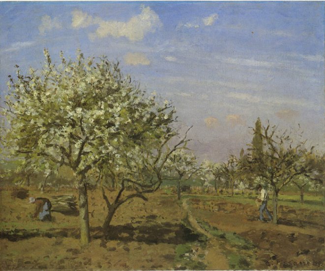 Blossom In The Garden, 1872 - Click Image to Close