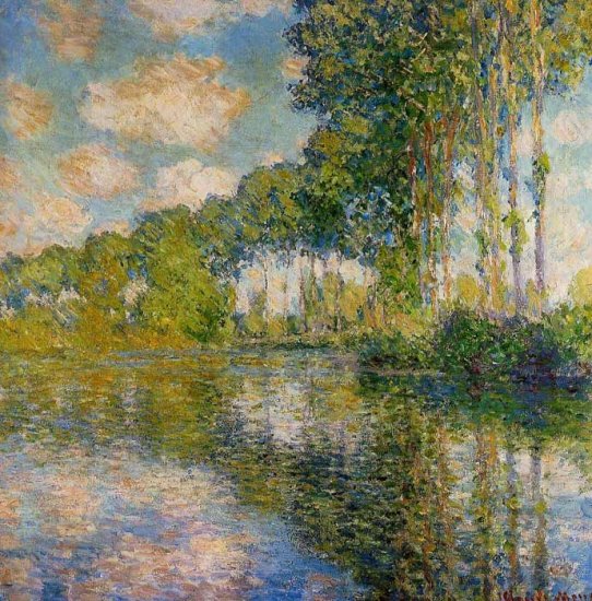 Poplars On The Banks Of The River Epte, 1891 - Click Image to Close