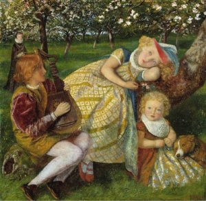 Hughes Oil Paintings - The King's Orchard