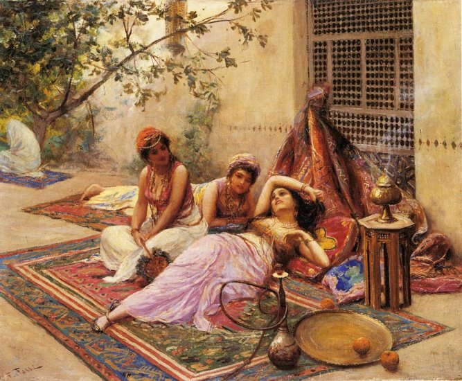 Fabby Oil Paintings - In The Harem - Click Image to Close