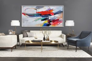 Panoramic Palette Knife Contemporary Art #CTPPS0A8