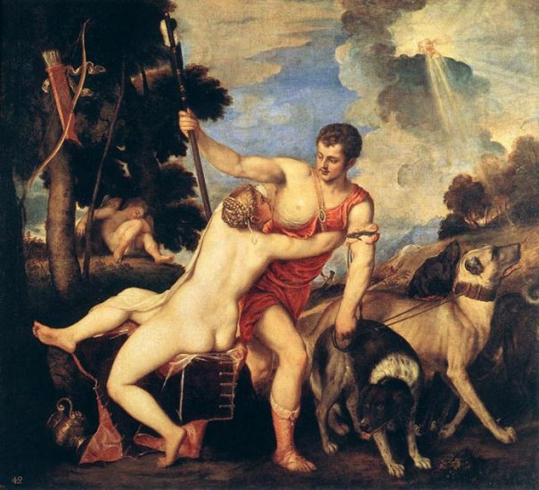 Venus And Adonis, C.1553-1554 - Click Image to Close