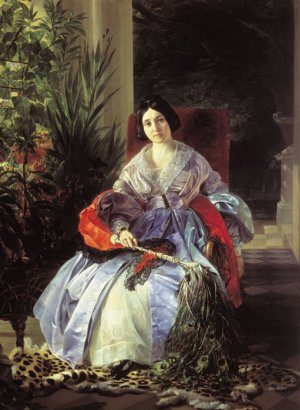 Portrait Of Royal Princess Elizabet Pavlovna Saltakova, 1841