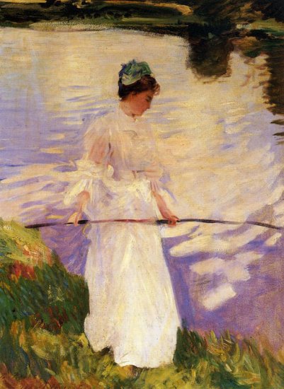 Violet Fishing , 1889 - Click Image to Close