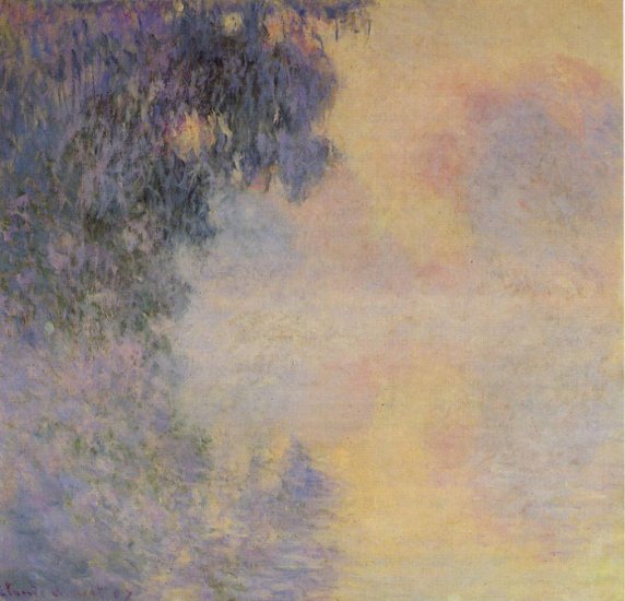 Arm Of The Seine Near Giverny In The Fog, 1897 - Click Image to Close