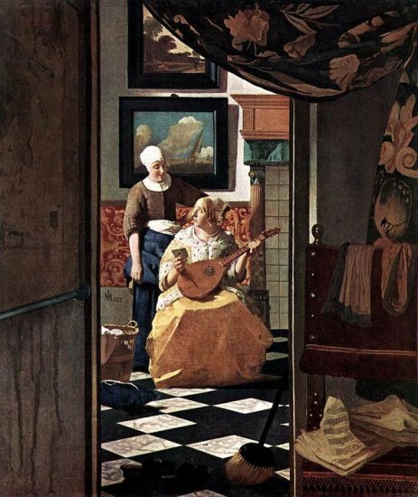 The Love Letter, C.1667-1668 - Click Image to Close