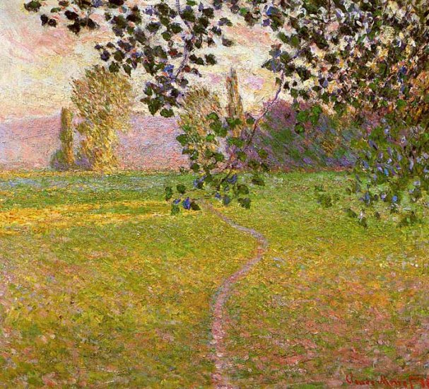 Morning Landscape, Giverny, 1888 - Click Image to Close