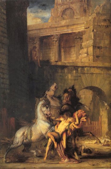 Diomedes Devoured By His Horses, 1865 - Click Image to Close