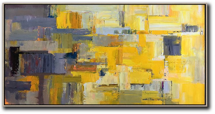 Panoramic Palette Knife Contemporary Art #CTPPS0A110 - Click Image to Close