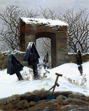 Graveyard Under Snow, 1826