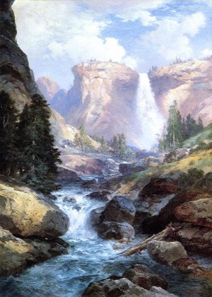 Waterfall In Yosemite, 1913