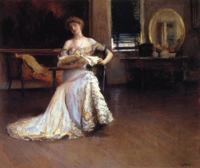 Tarbell Oil Paintings - Quiet Afternoon - Click Image to Close