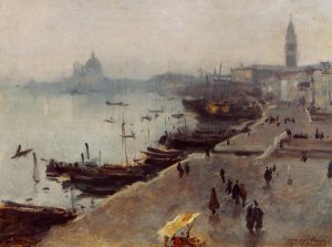 Venice In Gray Weather , 1882