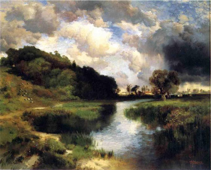 Cloudy Day At Amagansett, 1884 - Click Image to Close