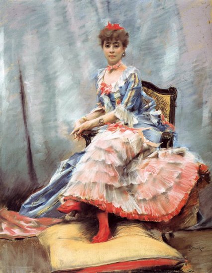 Portrait Of Laure Hayman, 1882 - Click Image to Close