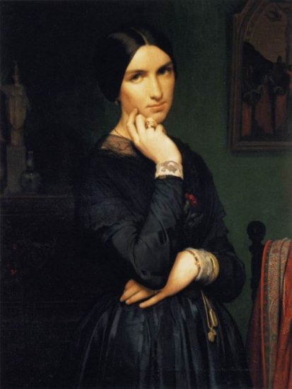 Portrait Of Madame Flandrin, 1846 - Click Image to Close