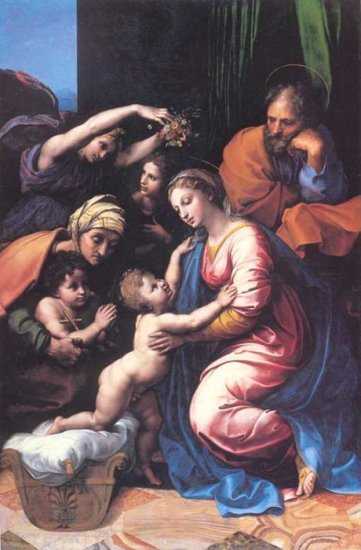 The Great Holy Family Of Francois I, 1518 - Click Image to Close