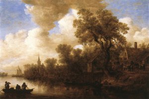 River Scene, 1652