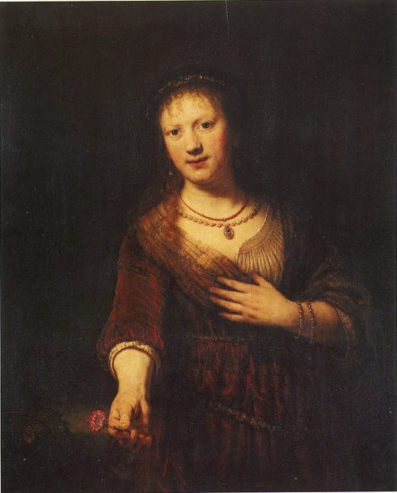 Saskia As Flora, 1641 - Click Image to Close