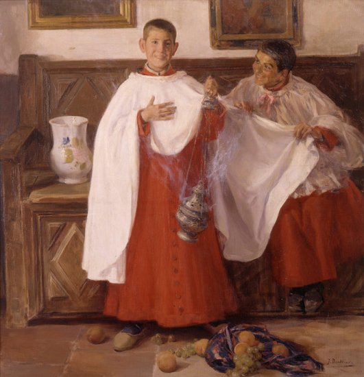 Monaguillos [Altar Boys], 1871 - Click Image to Close