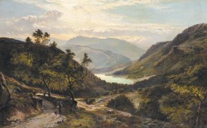 The Path Down To The Lake, North Wales, 1878