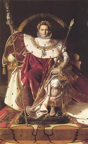 Napoleon I On His Imperial Throne, 1806 - Click Image to Close