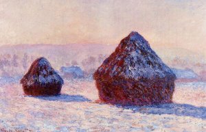 Grainstacks In The Morning, Snow Effect, 1891