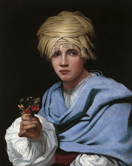 Boy In A Turban Holding A Nosegay, 1655 - Click Image to Close