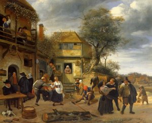 Peasants Before An Inn, 1653